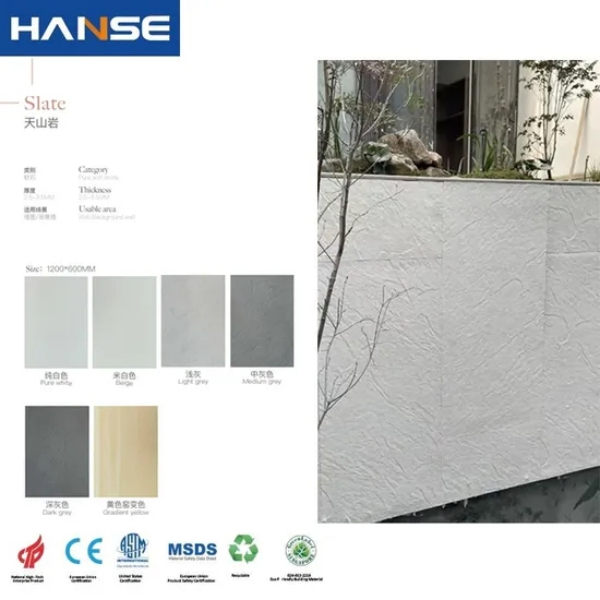 Natural Stone Flexible Clay Brick Wall Tile Veneer Natural Stone Column Pillar Mcm Travertine Tiles of House Exterior