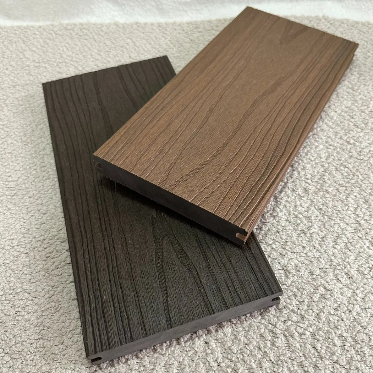 Solid Thick WPC Decking Floating Deck Board Floor for Outdoor Decoration