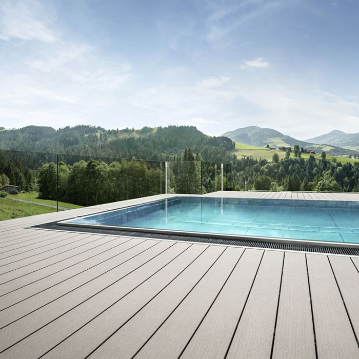 CE. ISO. SGS Certified Double Sided Small Groove Solid Outdoor Decking Low Maintenance Plastic Wood Composite Decking WPC Decking