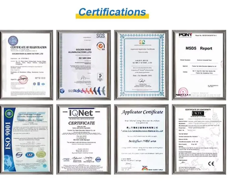 Certifications
