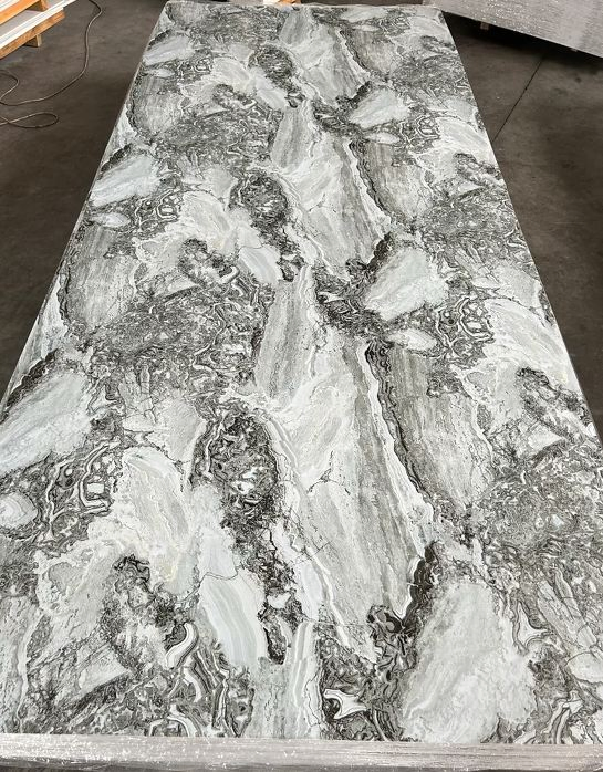 New Design Flame Retardant PVC UV Marble Sheet for Home Decoration