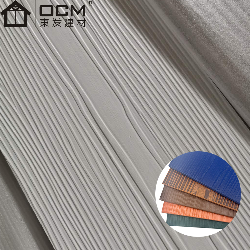 Wood Replacement Exterior House Siding Fiber Cement Wood Grain Siding Board