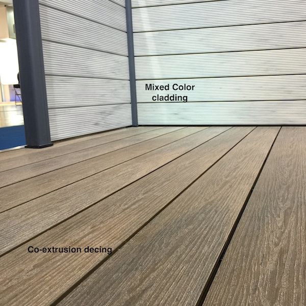WPC Decking Wood Plastic Capped Hollow Composite Flooring Board Factory Price in China
