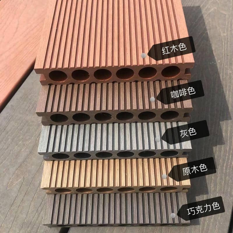 Outdoor WPC Decking Wood Plastic Composite Hollow Decking Waterproof Fire Rated