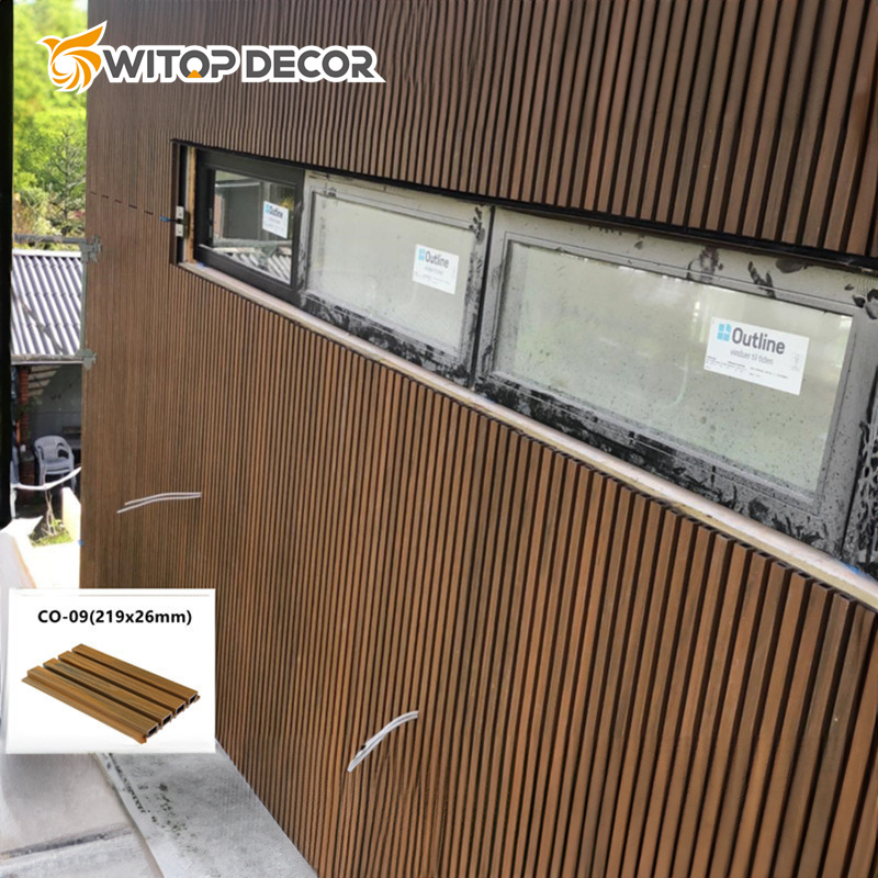 Factory Weatherproof Co-Extrusion WPC Outdoor Wall Cladding