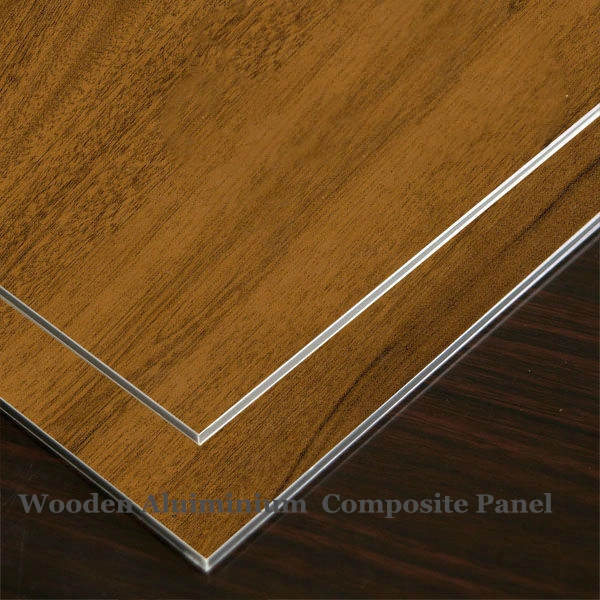 Wood Grain Wall Cladding Aluminium Composite Panel