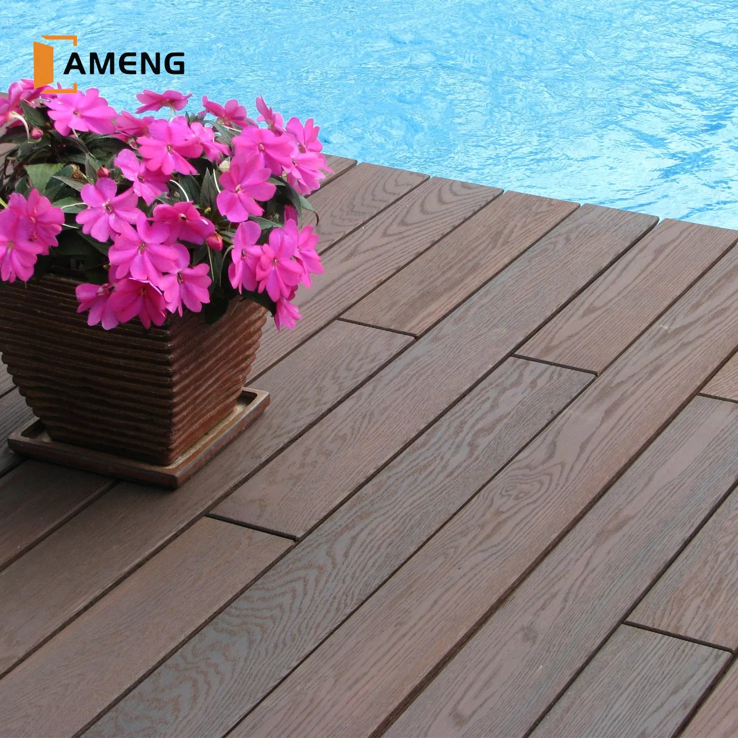 Best Quality Wood Plastic WPC Flooring Outdoor Waterproof Hollow Solid Decking
