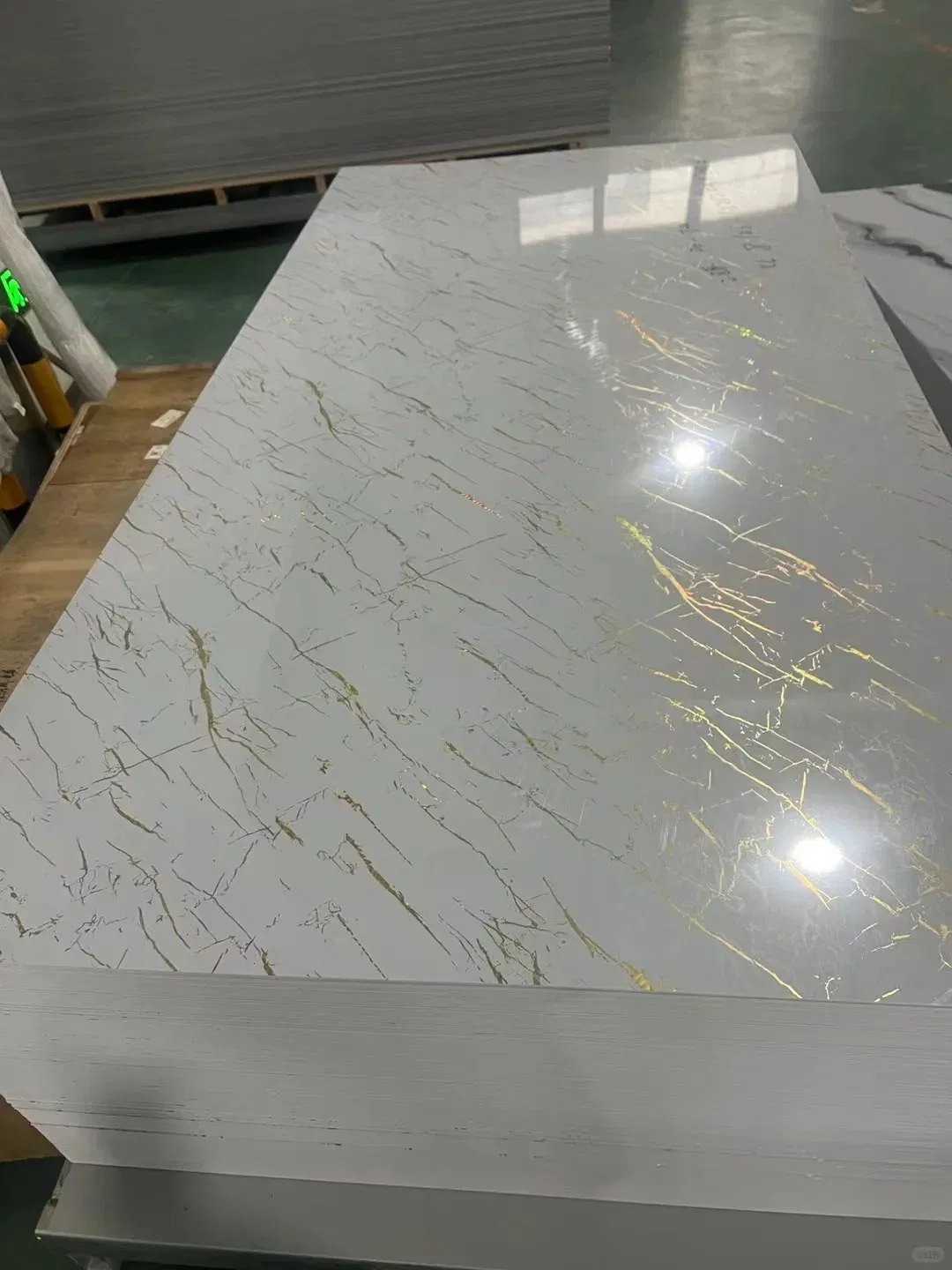 Interior Marble-Look Fluted Panels - UV Treated PVC