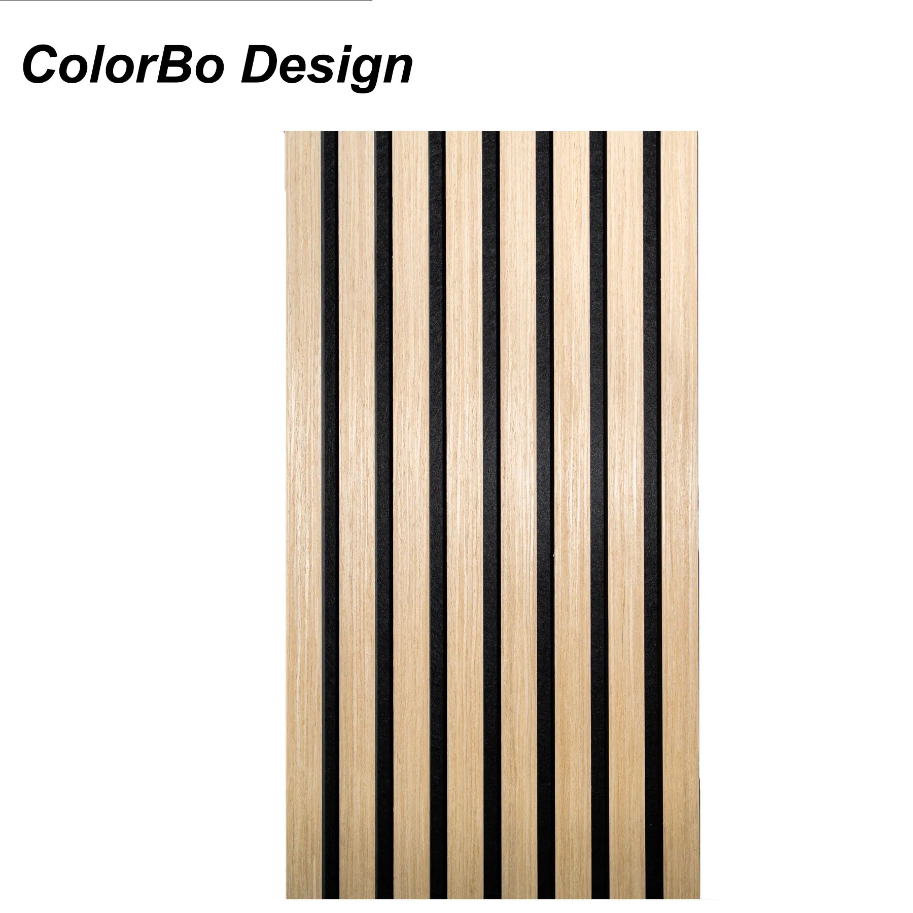 Premium Acoustic Modern Indoor 2400x320mm Wooden Slat Wall Panel