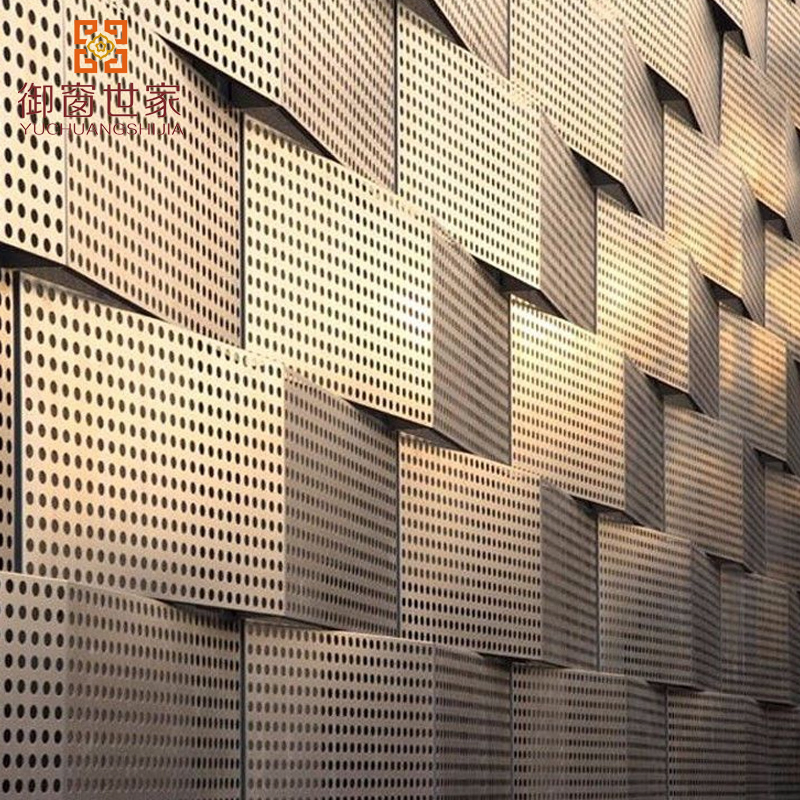 Buildings Decorative Facade Panel Aluminum Great Curtain Wall External Metal Cladding