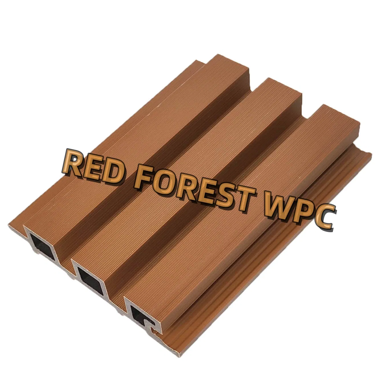 Premium Wood Plastic Composite WPC Great Wall Panel Second Generation Co-Extrusion Decorative Board Cladding for Outdoor Space Garden