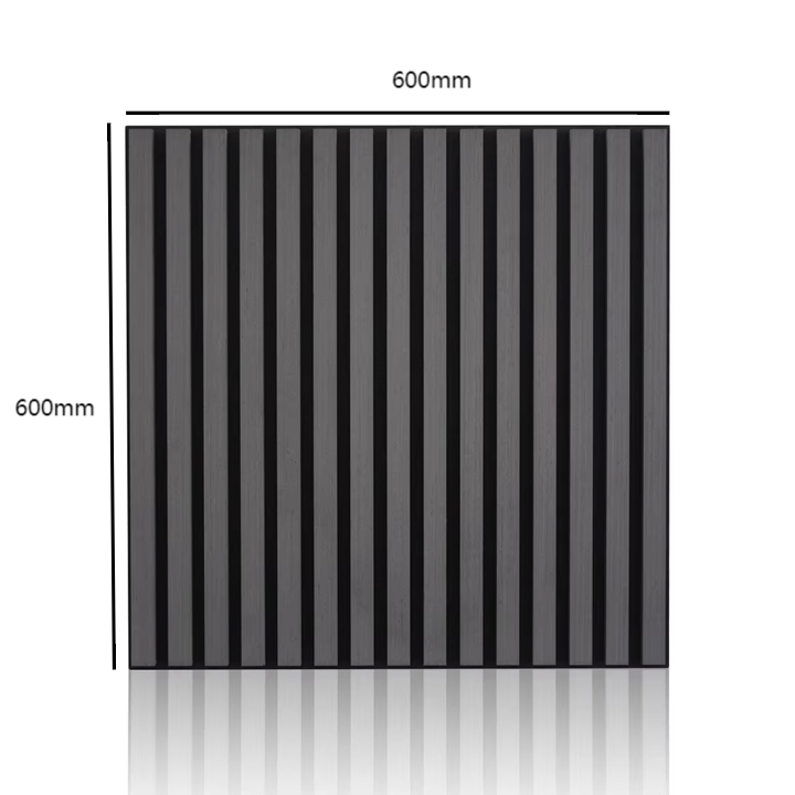 Natural Walnut OEM Sound Acoustic Slat Wall Panels for Hotel Natural Walnut