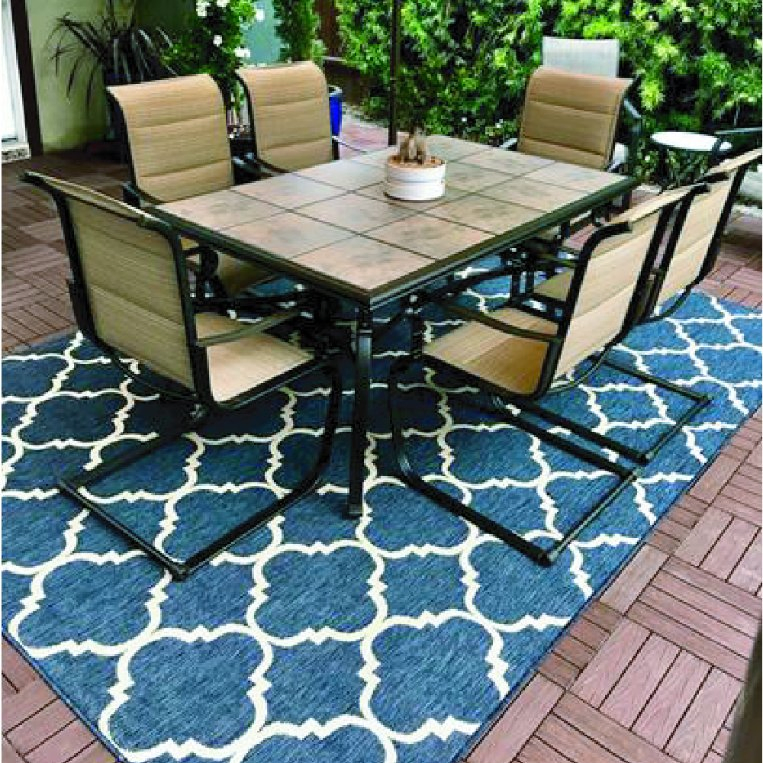Interlocking Grids Low Maintenance WPC Louver Outdoor Wooden Deck Tiles