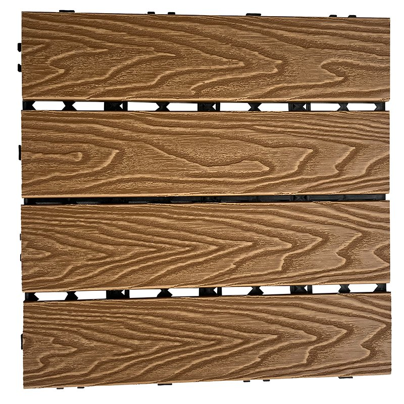 Hot-Selling WPC Decking Tiles High Quality Plastic Wood Flooring Tiles