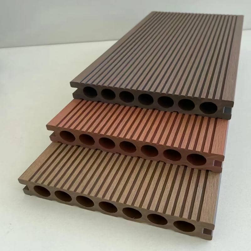 Outdoor WPC Decking Wood Plastic Composite Hollow Decking Waterproof Fire Rated