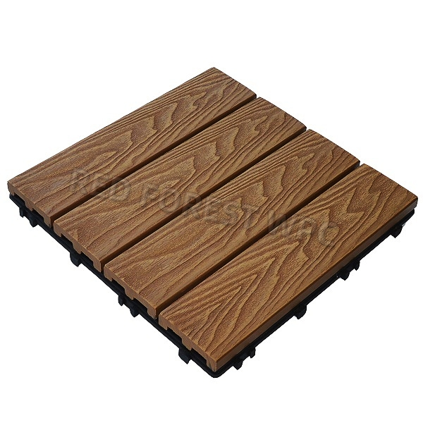 Easy Install Mothproof WPC Tiles for DIY Outdoor Decking