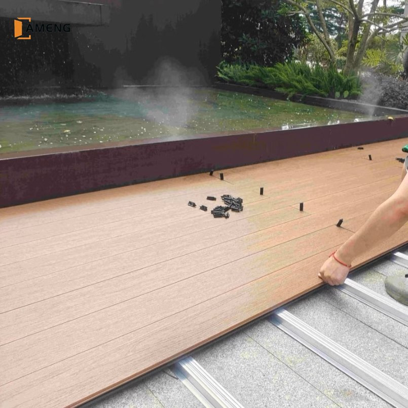 Best Quality Wood Plastic WPC Flooring Outdoor Waterproof Hollow Solid Decking