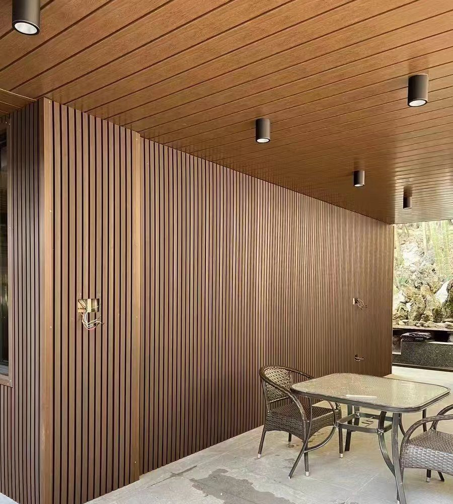 Outdoor WPC Co-Extrusion Wall Panel Cladding for Swimming Pool