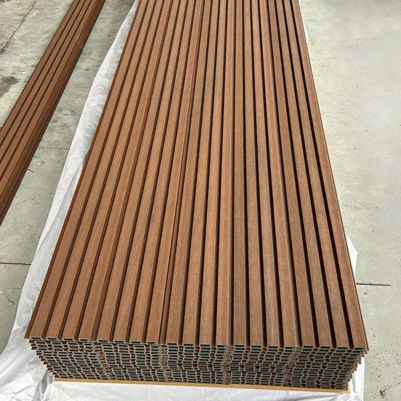 Outdoor Weaving Style Exterior Wall Siding Panel Co Extrusion Panel WPC Wood Wall Cladding Panel