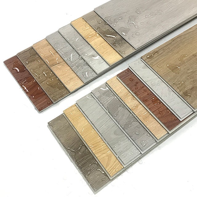 Luxury 3mm 4mm 5mm 6mm Click Lock Rigid Spc Flooring Waterproof Plastic Tiles Vinyl Plank