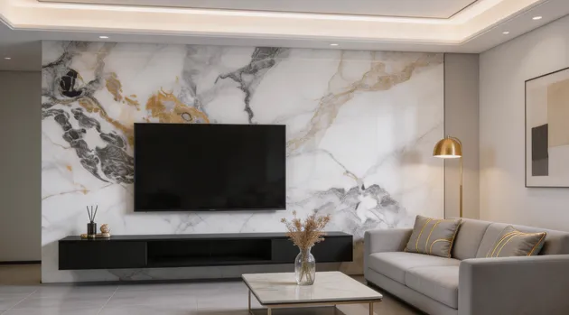 Living Room Backsplash