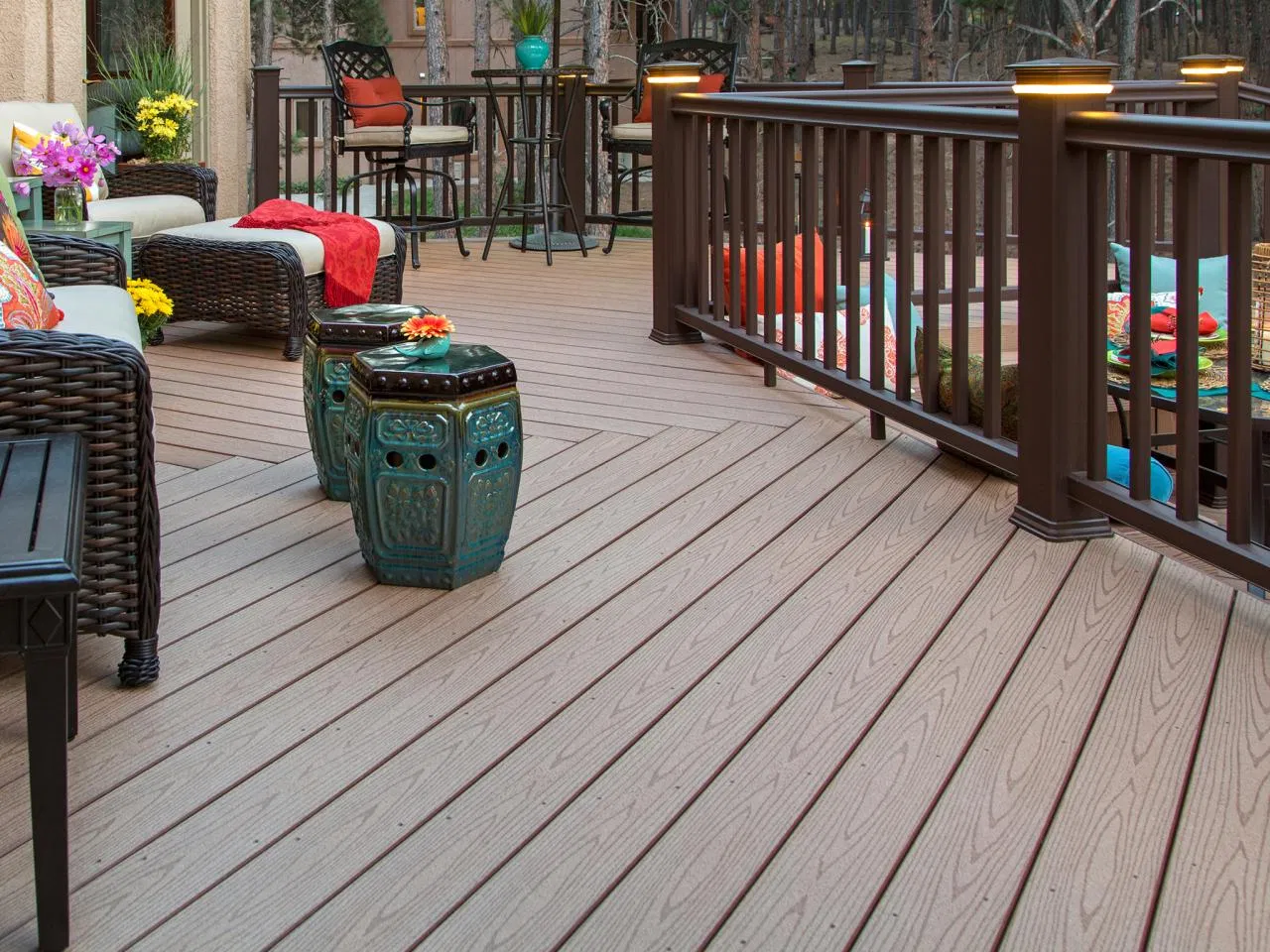 Composite Decking Wood Outdoor WPC Hollow Decking
