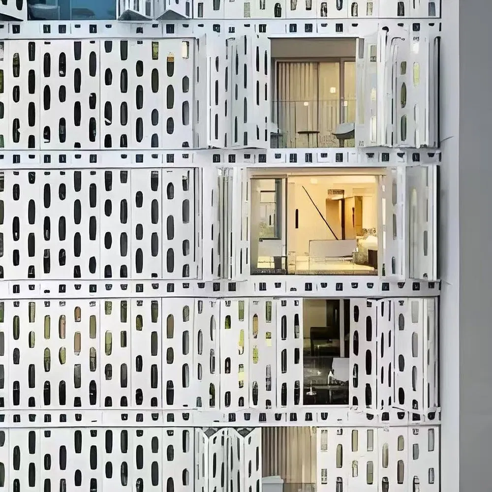 Building Material Aluminum Polishing Surface Treatment Panel Curtain Wall Cladding for Commercial