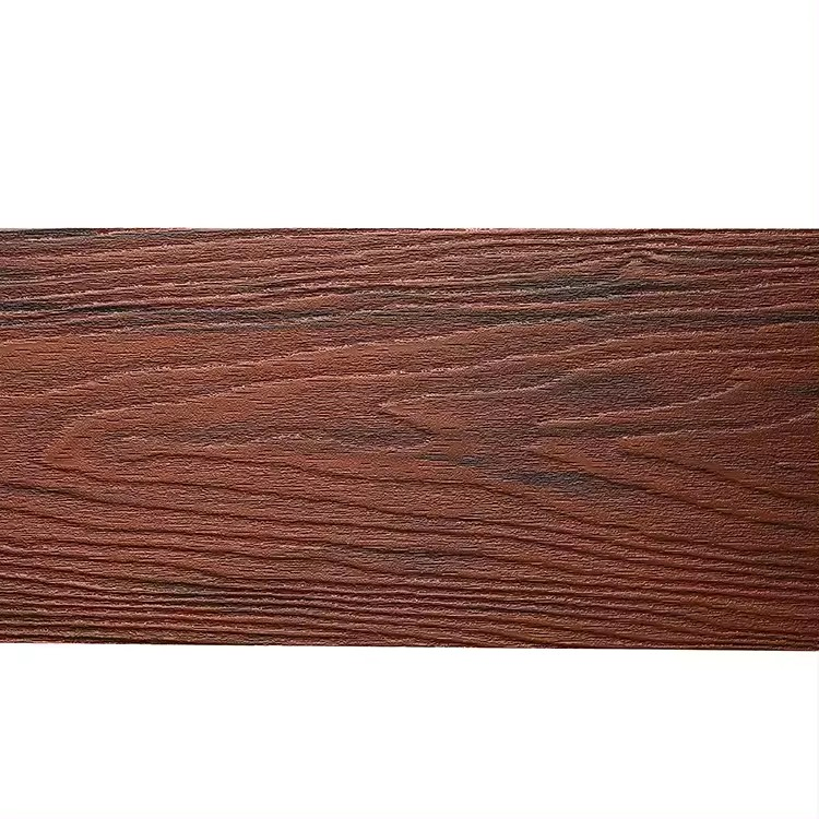 Wood Plastic Composite Decking Wood Grain Capped WPC Decking Hollow WPC Board for Swimming Pool
