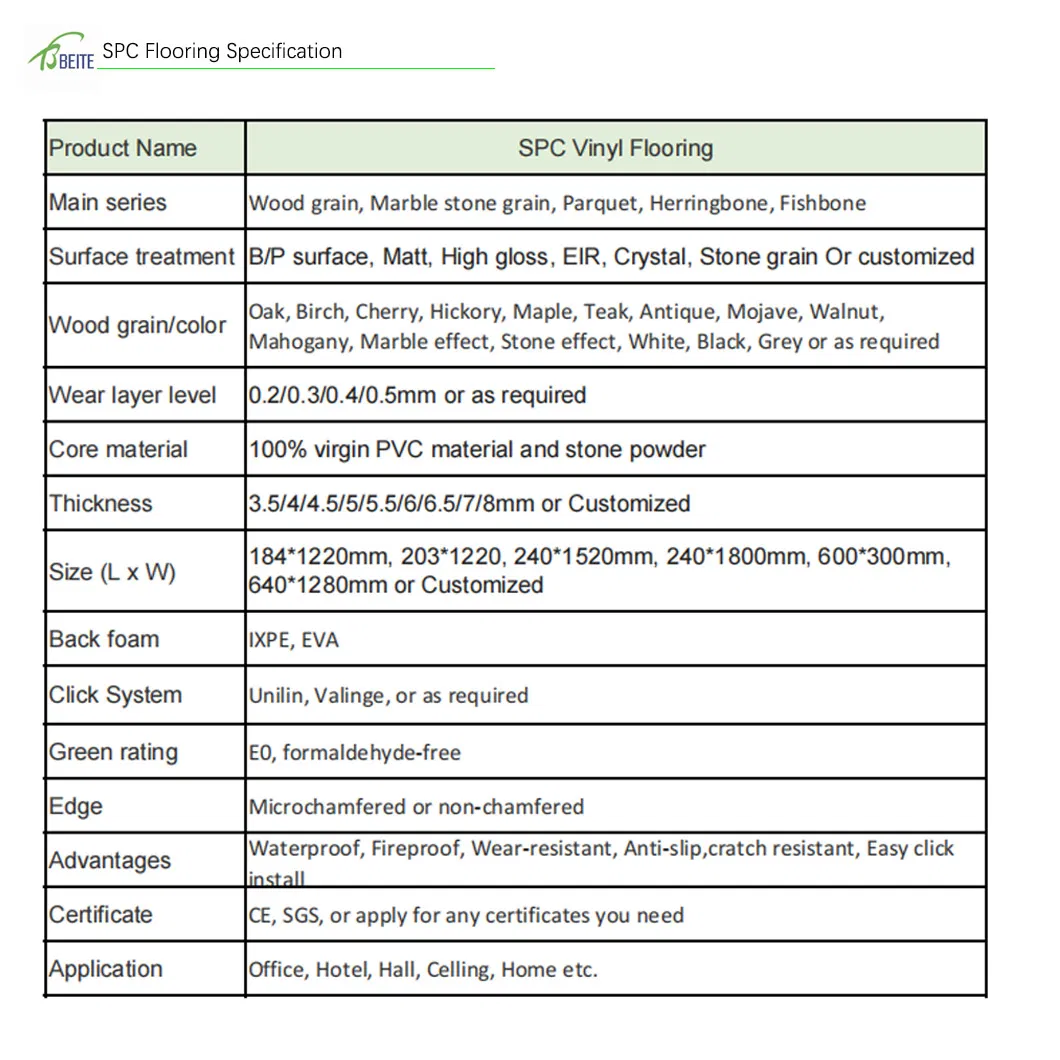 Herringbone Fishbone SPC LVT Flooring