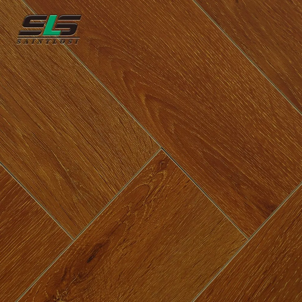 High Quality V Groove Ugroove Waterproof Wooden Flooring 8mm 10mm 12mm AC3 AC4 AC5 MDF HDF Vinyl Plank Flooring Spc Floor Lvt Floor Wood Piso Laminate Flooring