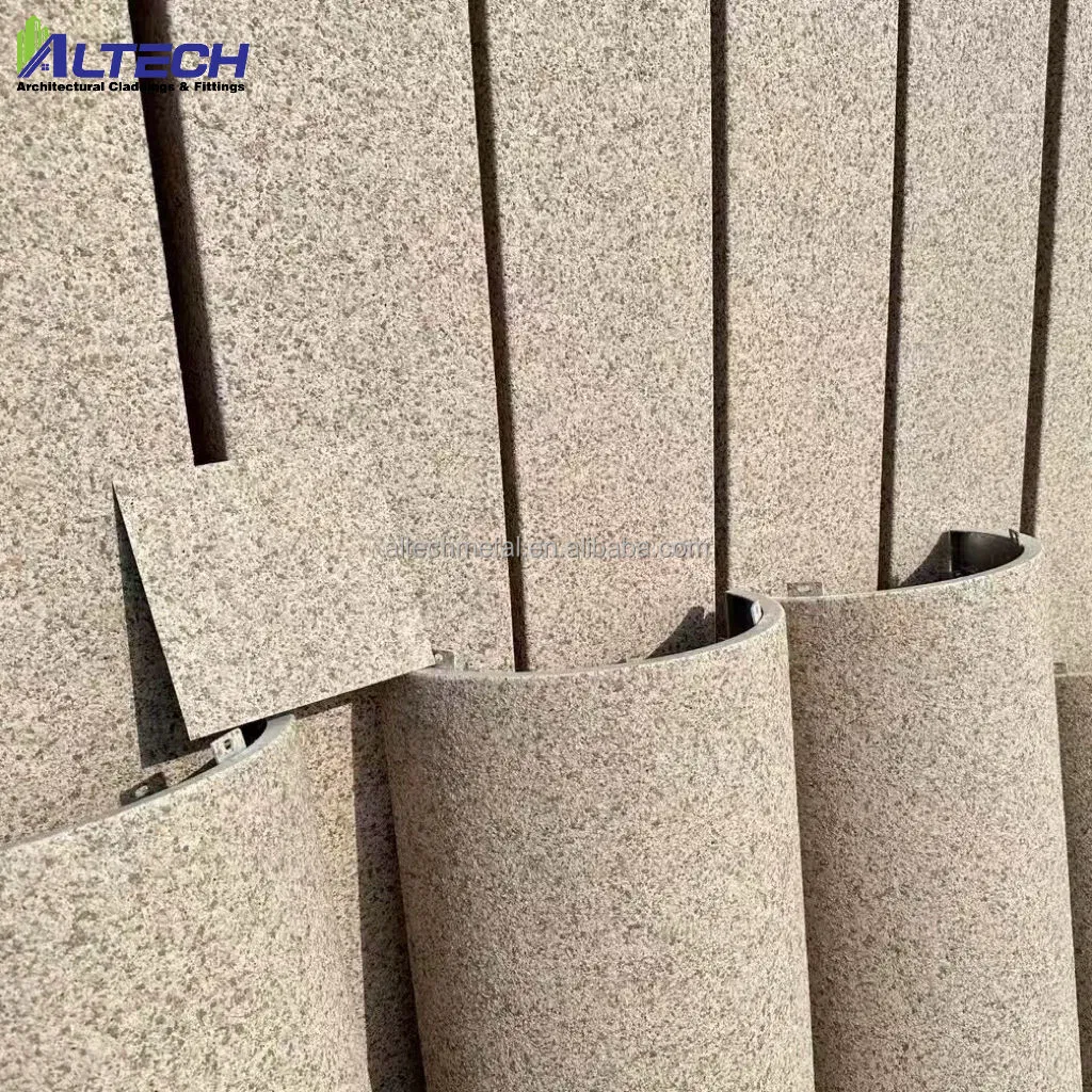 Meta Artificia Stone Aluminum Cladding for Exterior Wall Decoration