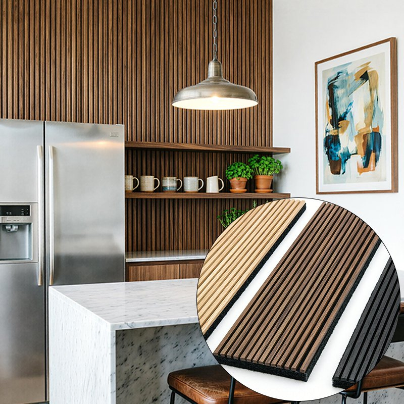 Vigor Acoustic Wood Slat Wall Panels for Interior Wall Panel Decor