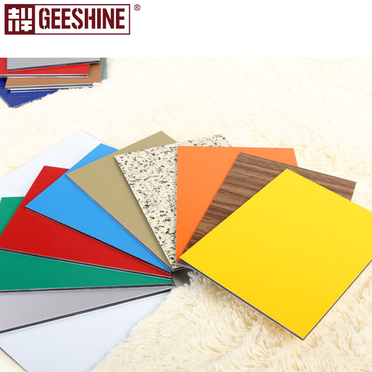 High Quality Solid Color PE 3/4mm Aluminum Composite Panel Cladding Price for Exterior Wall Decoration
