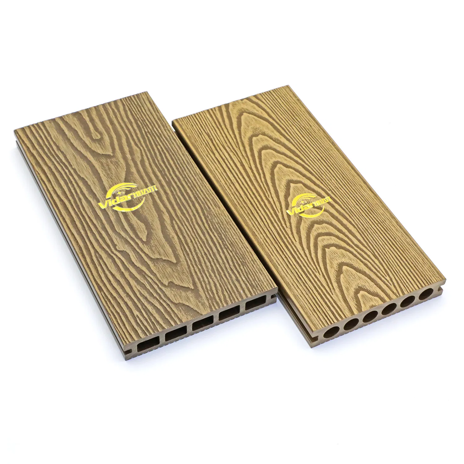 High Quality European Outdoor Flooring WPC Co-Extrusion Solid Wood Grain Deck Decking
