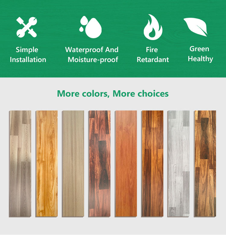 AC3 Waterproof Stain Resistant 8mm 10mm 12mm HDF Flooring Laminate