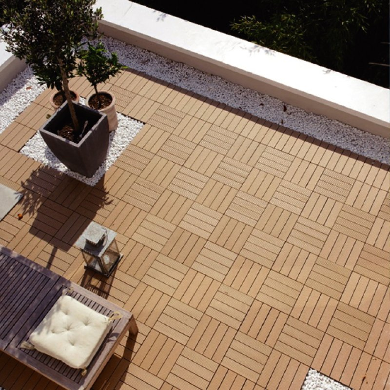Hollow or Solid Customized Decking Tiles WPC for Plank with High Quality