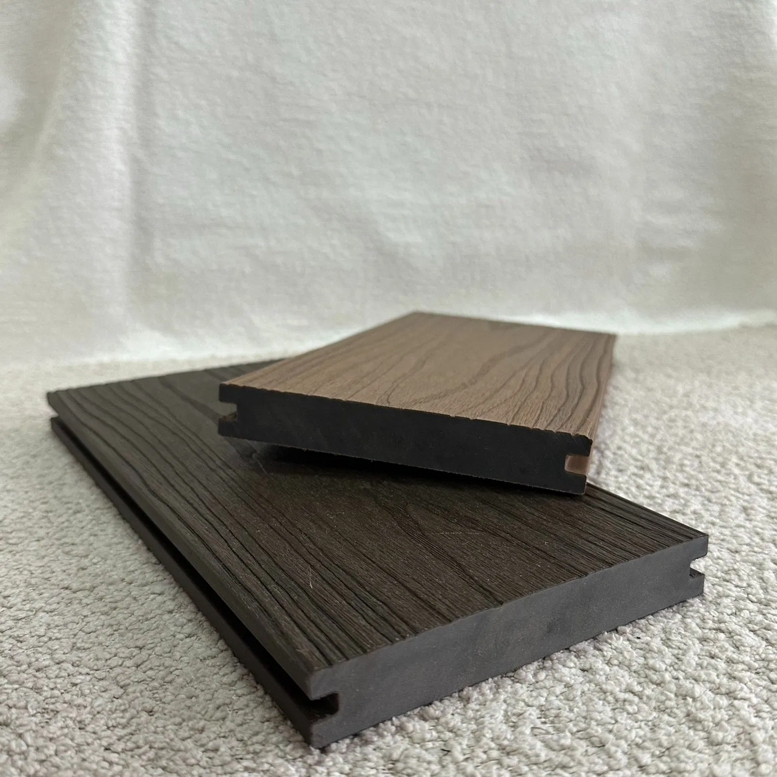 Solid Thick WPC Decking Floating Deck Board Floor for Outdoor Decoration