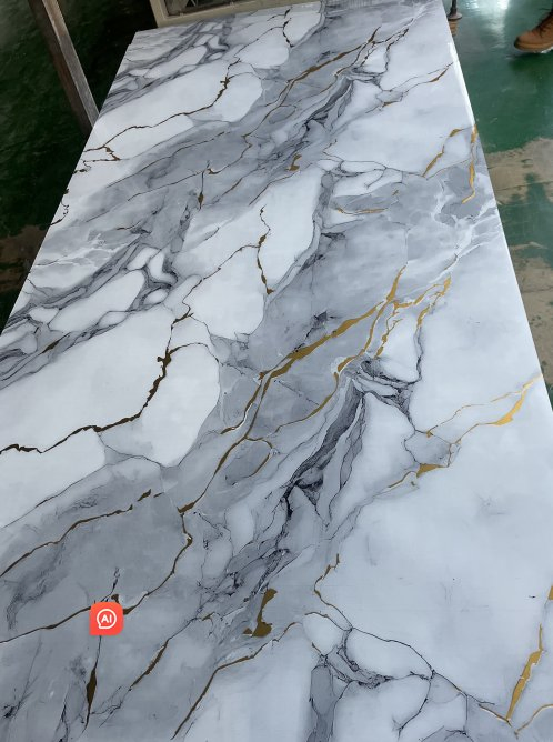 3mm*1220mm*2440mm Interior Decoration PVC Marble Wall Panel &amp; PVC Board UV Marble Sheet