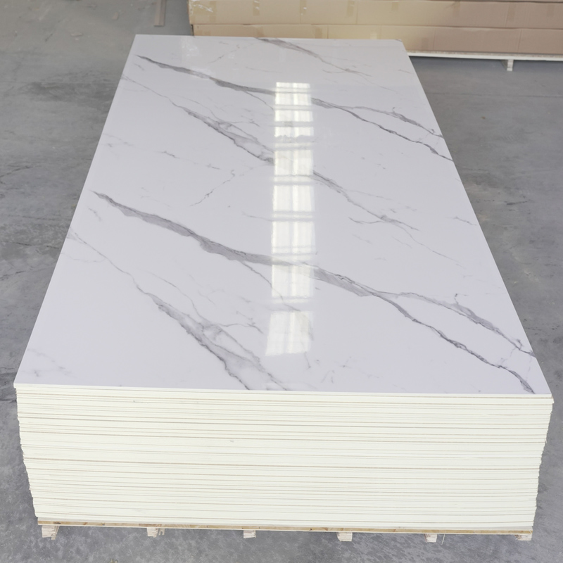 Artificial Marble Plastic Building Decor UV Marble Panel UV Sheet PVC Marble Sheet for Wall Decoration