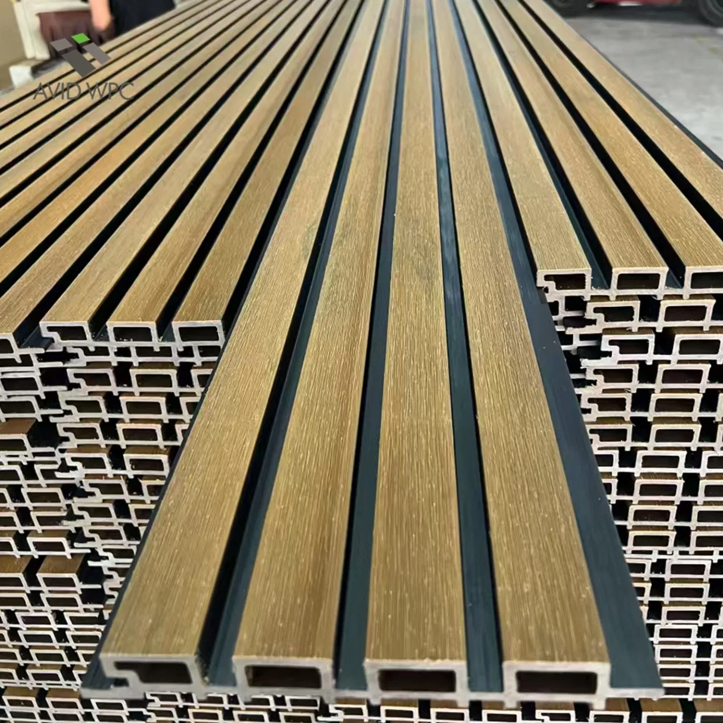 Modern Art Decorative Outdoor Co-Extrusion WPC Wall Panel Wall Cladding