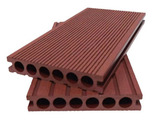Outdoor Wood Plastic Composite Decking Hollow WPC Flooring Wood Plastic Composite Decking