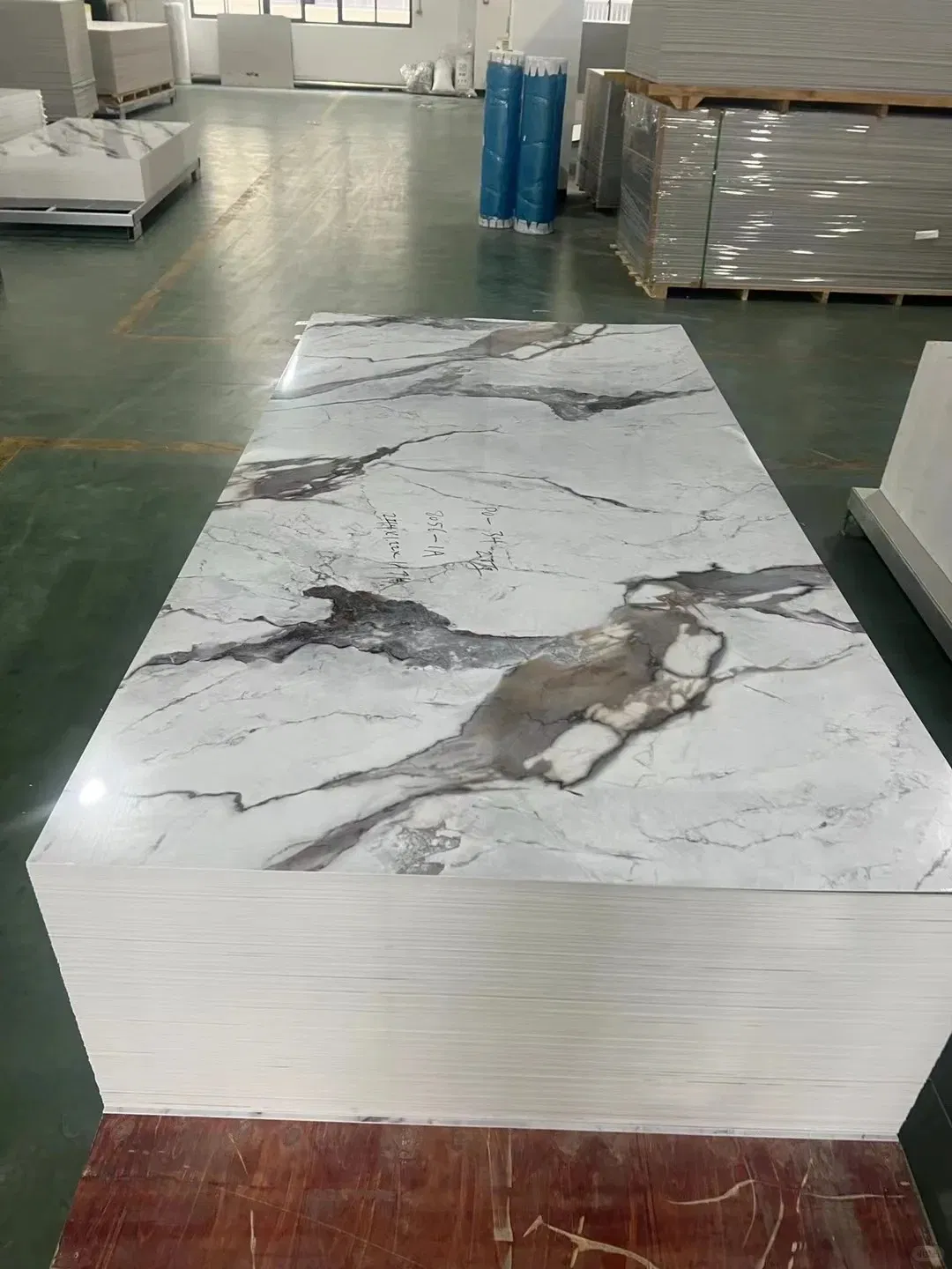 Interior Marble-Look Fluted Panels - UV Treated PVC