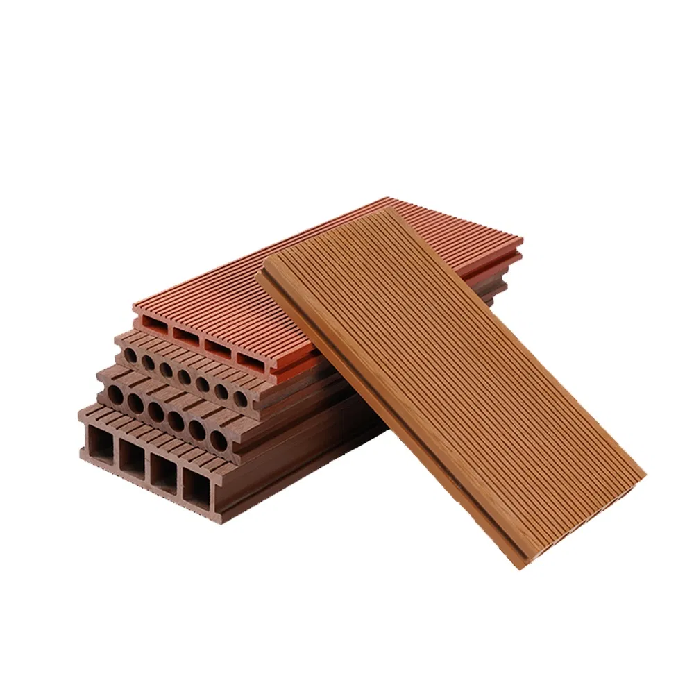 High Quality Assurance Thermowood Flooring Outdoor Engineered WPC Tiles Composite Decking Plank