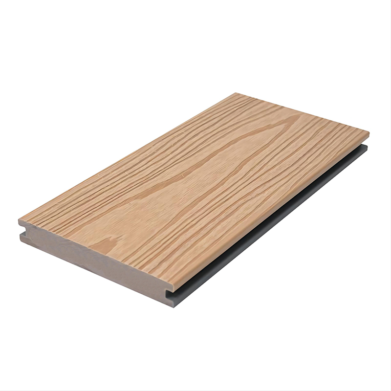 High Quality Solid Engineered Wood Plastic WPC Composite Covering Floor Board Wear-Proof for Terrace Decking