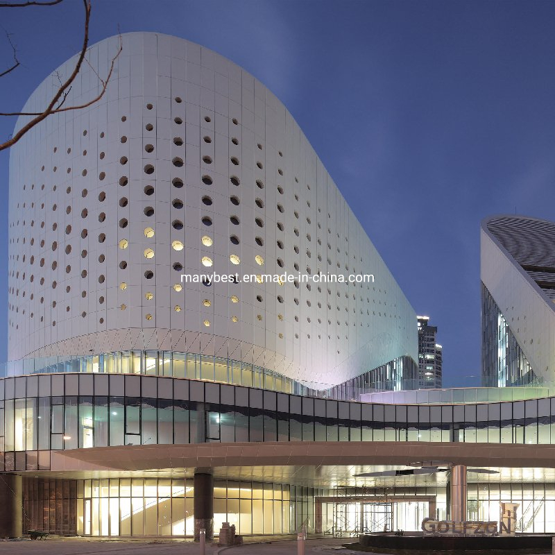 Customized Made Aluminium Wall Cladding for Interior and Exterior Commercial Building