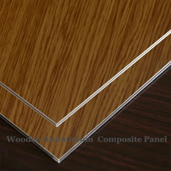Wood Grain Wall Cladding Aluminium Composite Panel