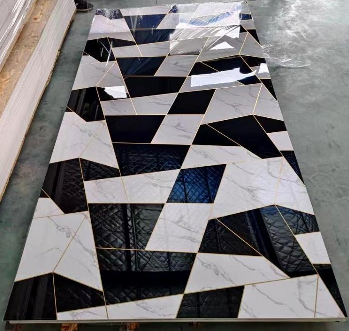 Cheap Wholesale Price 1220*2440/2800/2900mm UV Coating PVC Marble Wall Panel Sheet