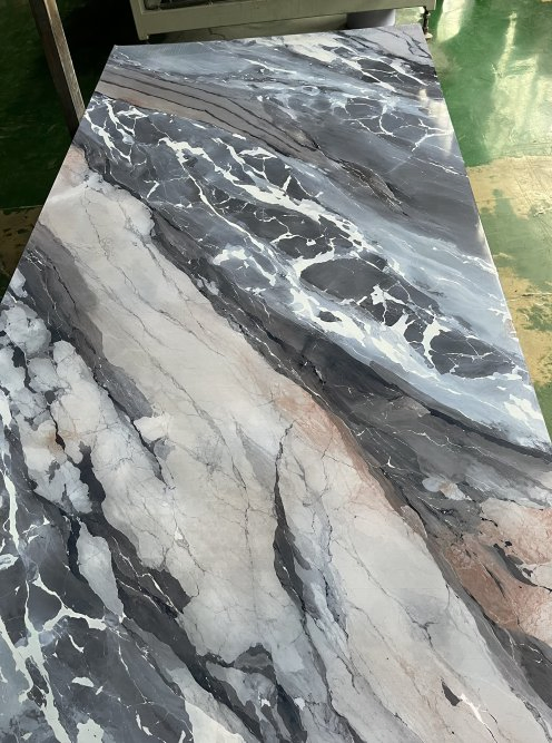 3mm*1220mm*2440mm Interior Decoration PVC Marble Wall Panel &amp; PVC Board UV Marble Sheet