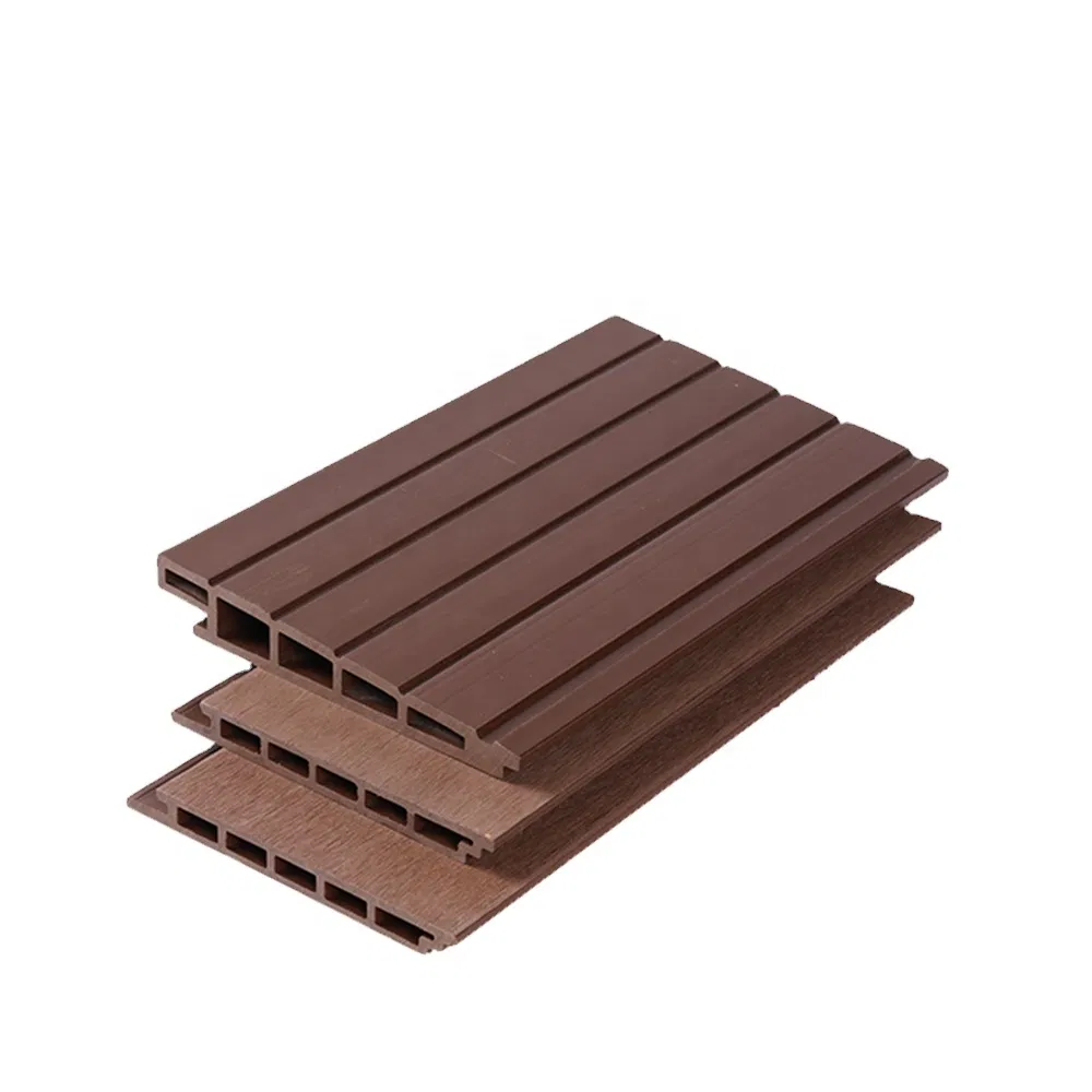 High Quality Assurance Thermowood Flooring Outdoor Engineered WPC Tiles Composite Decking Plank