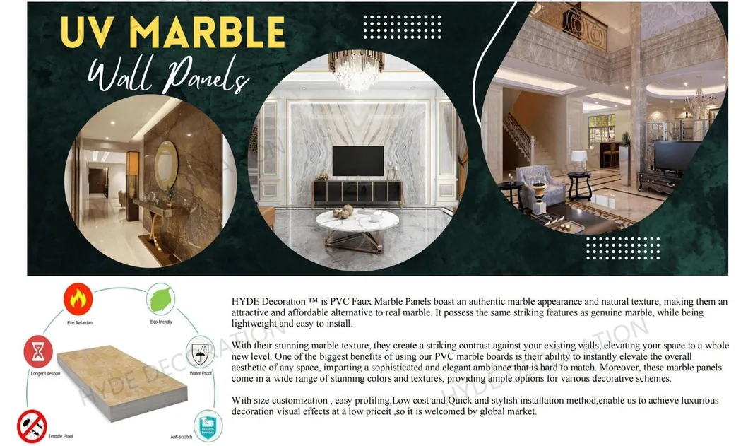 Structure of Pvc Marble Sheet